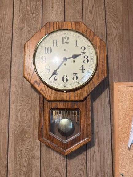 Howard Miller Regulator Wall Clock