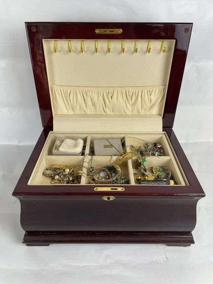 Jewelry Box with Costume Jewelry