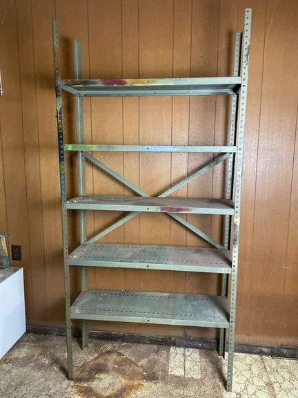 Metal Storage Shelf with 5 Shelves