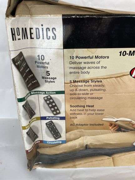 Homedics Body Massuer 10-Motor Programmable Massage Mat
