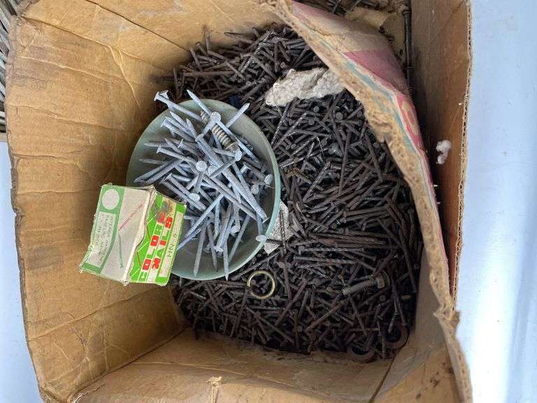 Boxes of Assorted Nails