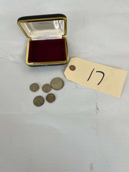 US Silver Coins with Display Box