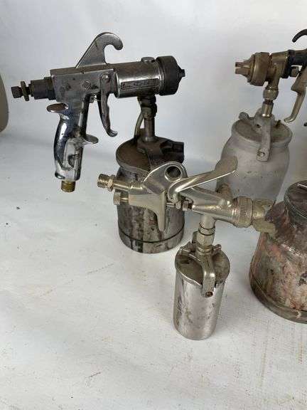 Lot of 6 Paint Spray Guns