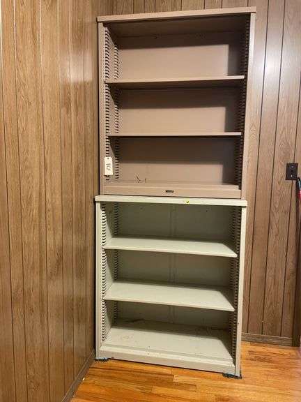 Two Metal Shelving Units