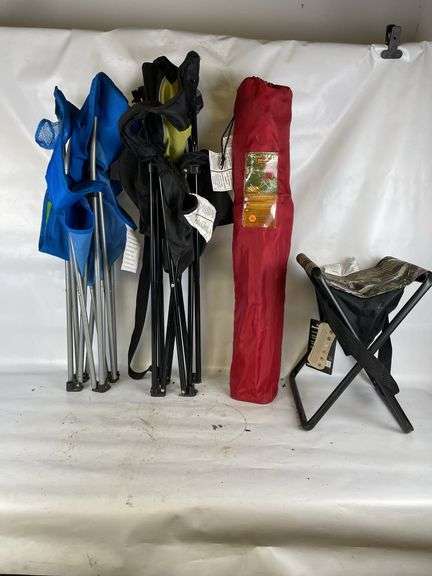 Set of 4 Camping and Hunting Chairs