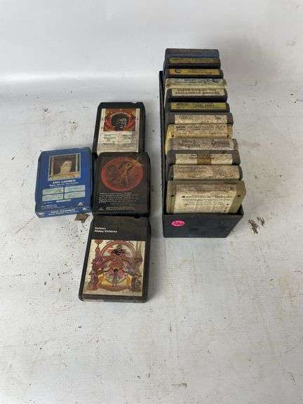 Assorted Lot of 16 Eight-Track Tapes