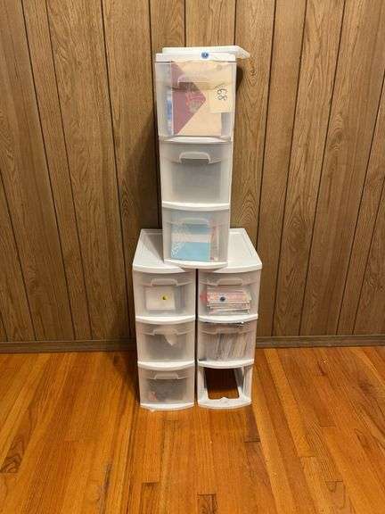 Holiday Card Collection with Drawer Organizers