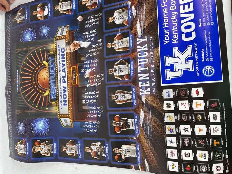 Kentucky Wildcats Poster Lot with Belt Buckles