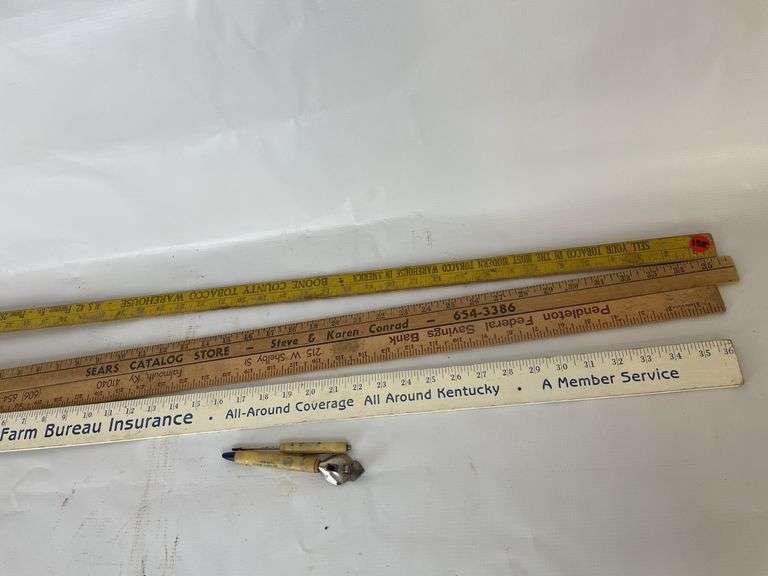Advertising Yard Sticks and Bottle Openers