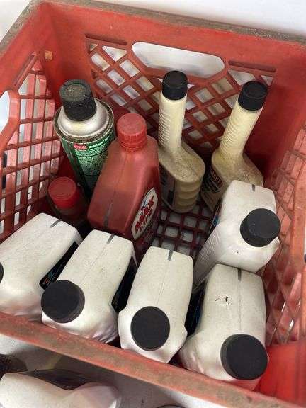 Mixed Lot of Automotive Lubricants, Oil, and Brake Cleaner