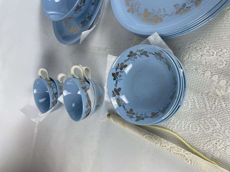 Sky Tone Pattern China Set