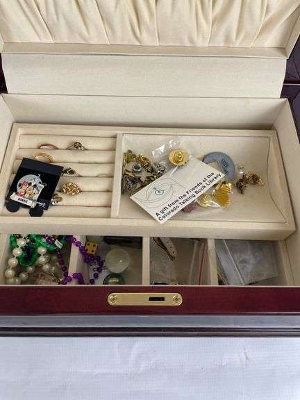 Jewelry Box with Costume Jewelry