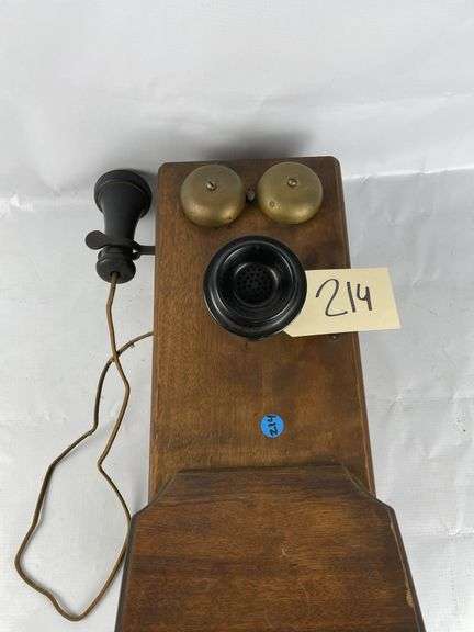 Western Electric Co 317B Hand Crank Wall Mount Telephone
