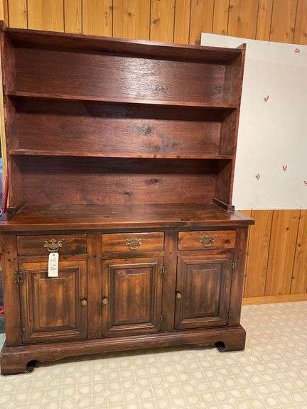 Wood Hutch - 54"x72"x18"
