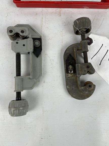 Pipe cutters and flaring tool