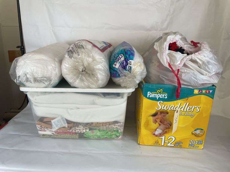 Sewing Lot: Polyester Batting, Shams, and Various Fabrics