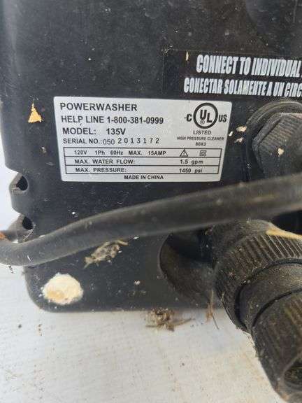 Powerwasher 1450 PSI