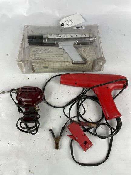 Timing lights and soldering gun image