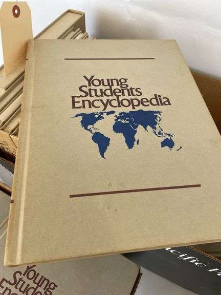 Set of Young Students Encyclopedia Books