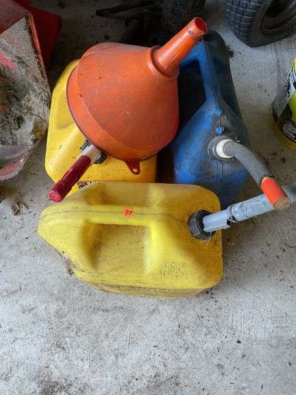Gas Jugs and Funnel