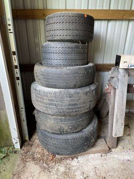 Lot of Six Used Tires