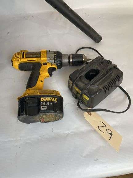 Shop-Vac and DeWalt Drill with Battery and Charger