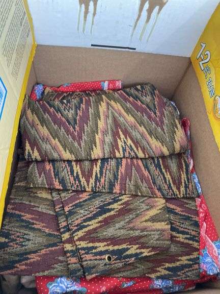 Sewing Lot: Polyester Batting, Shams, and Various Fabrics