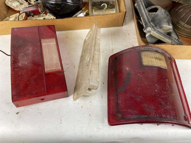 Assorted Automotive Tail Light Housings and Lenses