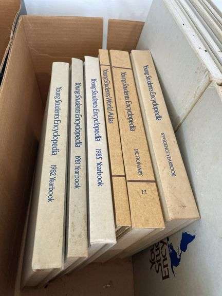 Set of Young Students Encyclopedia Books