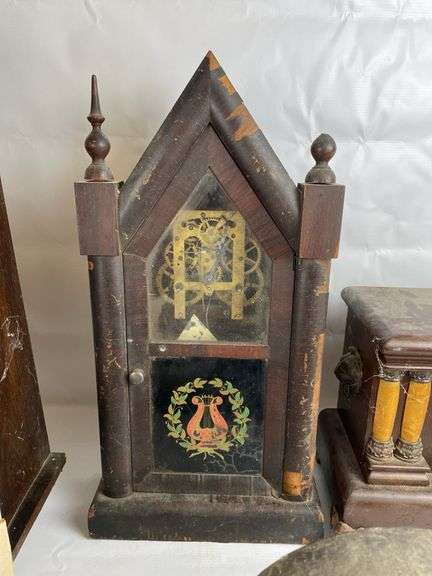 Group of Clocks for Repair with Clock Parts