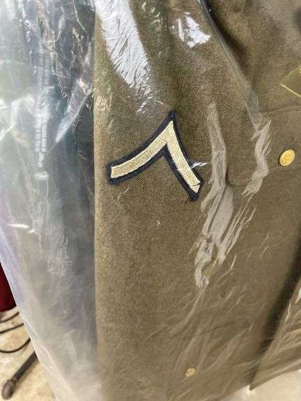 Collection of Suits, Army Uniform, and Jacket