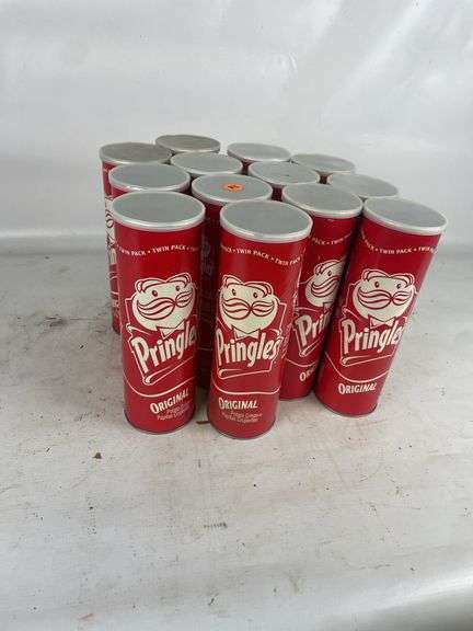Lot of 13 Empty Pringles Cans