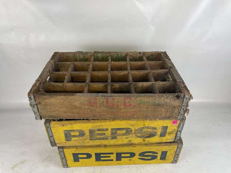 Pepsi & GCC Beverage Wooden Crates