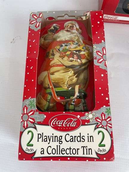 Coca-Cola Collectibles: Playing Cards, Memo Holders, and 1917 Ford Model T Diecast Car
