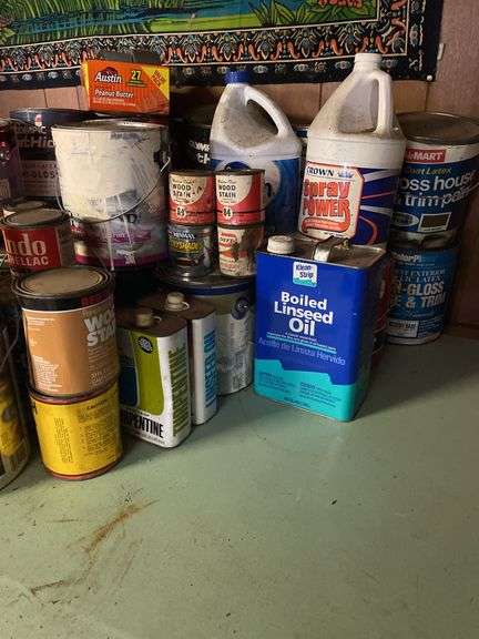 Variety of Paints and Stains