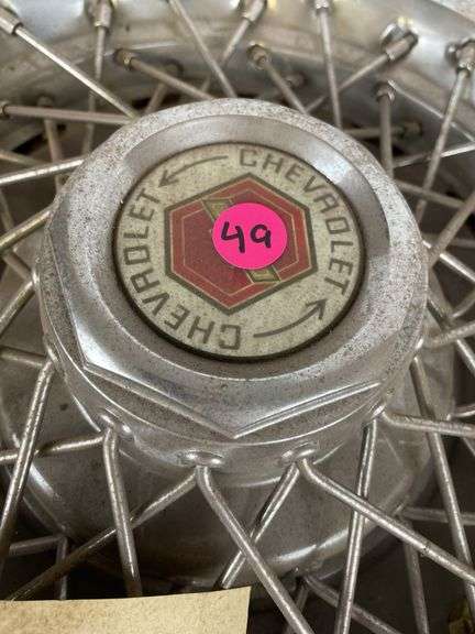 Chevy Wire Hubcaps - Set of 4 - New Old Stock
