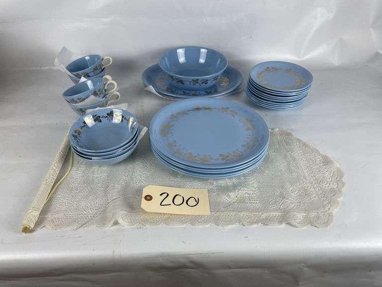 Sky Tone Pattern China Set