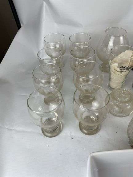 Mixed Lot of Drinking Glasses, Thermal Cups, and Home Goods