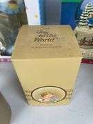 Winnie the Pooh Clock, Snow Globes, Musical Figurine and Stoneware Lot