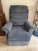 Blue Cloth Electric Lift Recliner Chair