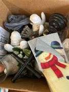 Mixed Household Lot: Glassware, Clock, Decor & More