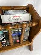 Magazine Rack with Assorted Magazines
