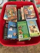 Large Collection of Disney VHS Tapes and DVDs