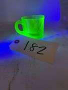 Uranium Green Glass Creamer