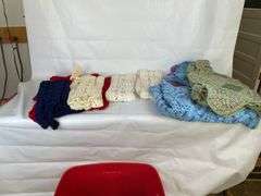 Handmade Crocheted Afghans, Scarves and Dollies