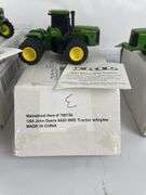 Ertl John Deere 1/64 Scale Diecast Tractors and Sprayer Set with COAs
