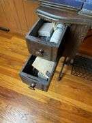 Damascus Treadle Sewing Machine with Accessories