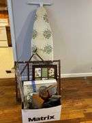 Household Assortment: Ironing Board, Dog Gate, Picture Frames & More