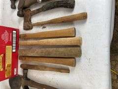 Assorted Wooden Handled Hammers and Hatchets - Lot of 16