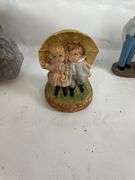 Boxes of Assorted Figurines, Clock, and Decorative Items